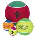 Mammoth Pet Products 6 in. Tennis Ball Assorted Dog Toy, Extra-Large 746772500033